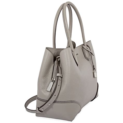 michael michael kors mercer gallery medium leather satchel gray